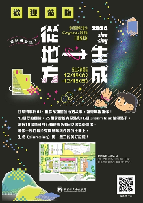 教育部青年發展署113年青年社區參與行動2.0 Changemaker暨青聚點計畫成果展圖片