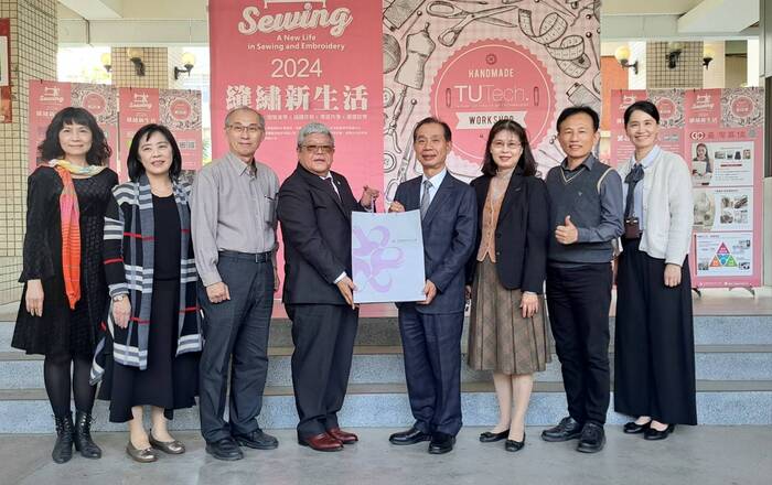 南應大與伸興工業產學合作 聯手創造縫繡新生活圖片
