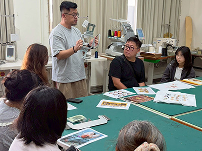 【媒體報導】台南應用科大中小新創企業署推AI智慧打樣 助刺繡業升級圖片