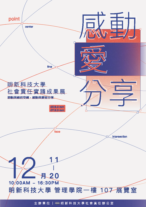 明新學校財團法人明新科技大學 「感動·愛·分享8.0－明新科技大學社會責任實踐成果展」圖片