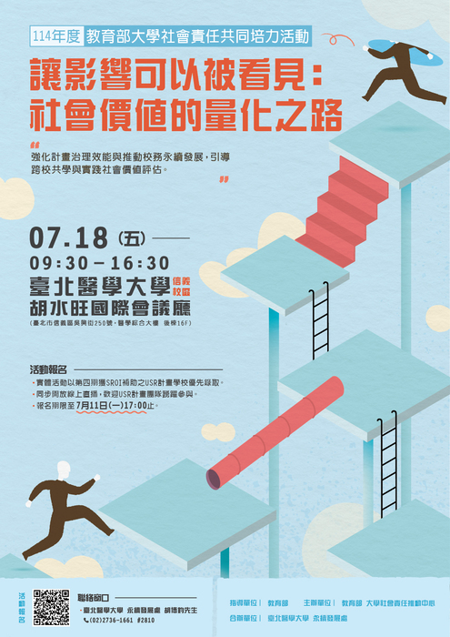1140718｜臺北醫學大學114年共同培力活動第二場次《SROI與校務發展》圖片